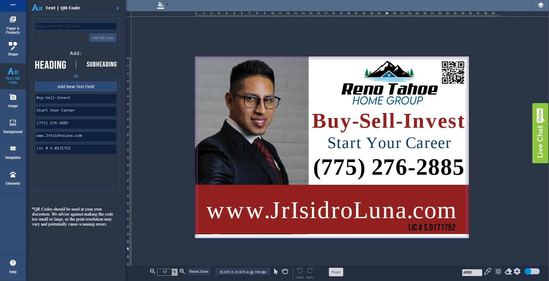 How to Edit Business Cards/ Yard Signs / Email Signature